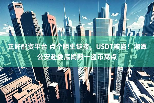 正好配资平台 点个陌生链接，USDT被盗！湘潭公安赴娄底捣毁一盗币窝点